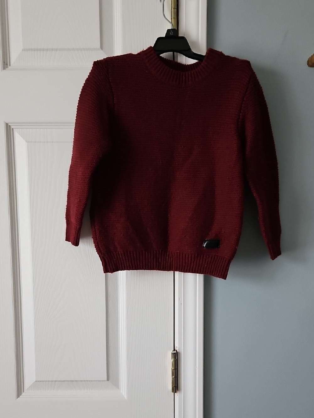 Zara Burgundy Knit Sweater